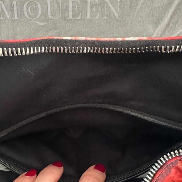 Authentic Alexander McQueen Printed - Nylon De Manta coral bag clutch bag - Picture 13 of 13